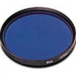 Цветной синий фильтр 72 мм